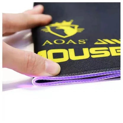 Mouse Pad Gamer Led Rgb Aoas S4000 Con Cable Usb