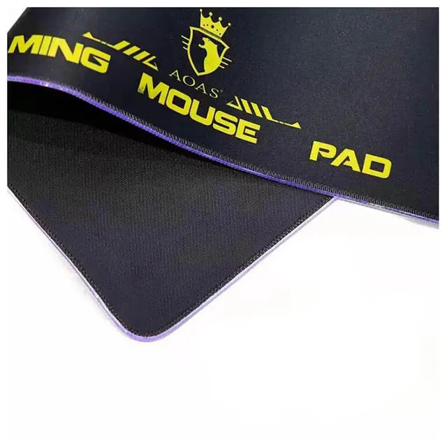 Mouse Pad Gamer Led Rgb Aoas S4000 Con Cable Usb